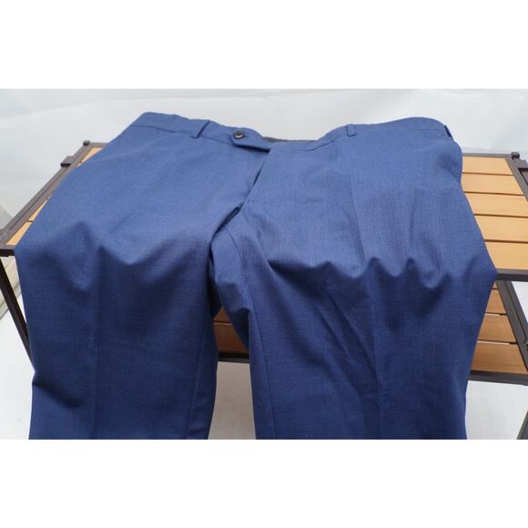 BELVEST Italy Suit Men's 46R 40x30 Striped Flannel Super 120's Wool Dual Vents - Picture 13 of 15